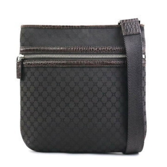 Celine Crossbody macadam Leather Black - Picture 1 of 5